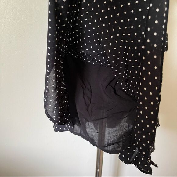 Free People Pippa Polka Dot Button Mini dress NWOT size XS - Picture 5 of 7